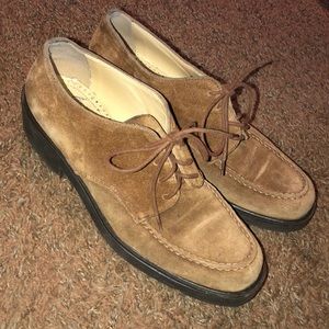 Joan & David | Suede Wedged Ankle Boots